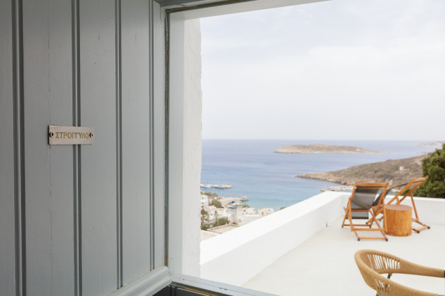 Ocean view from window