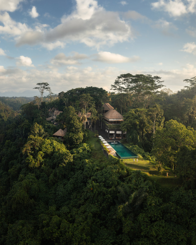Aerial View of Alila Ubud.
