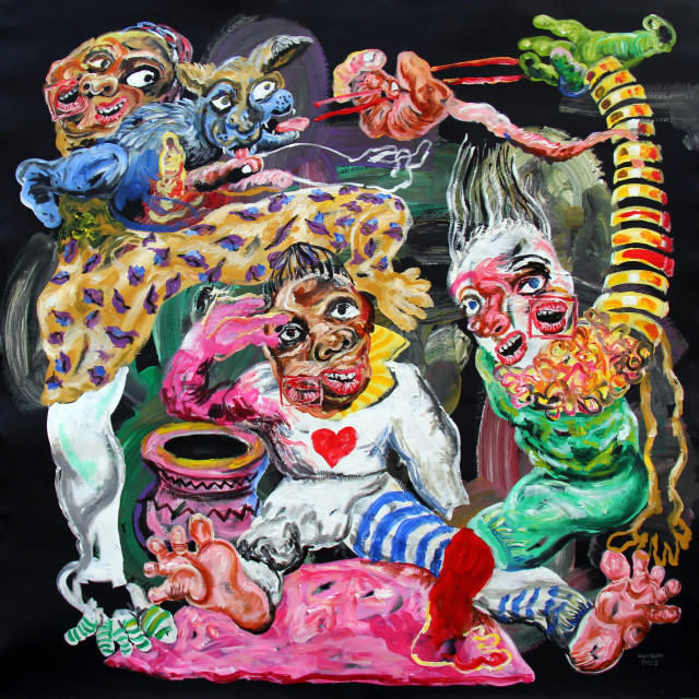 The Humano e a Natureza series is, first of all, the result of my questions about human behaviors in society.