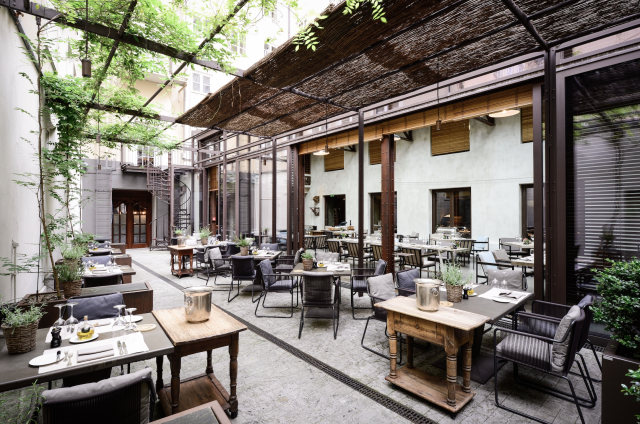 Garden restaurants