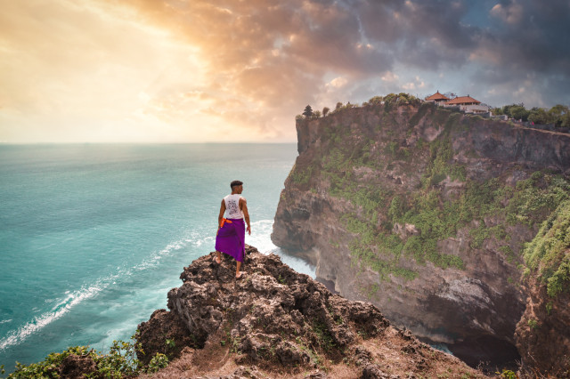 Cliffside at Uluwatu Temple, Bali