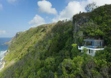 Alila villas uluwatu   cliff edge spa   aerial .