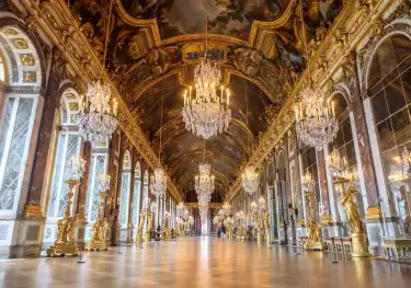 Palace of Versailles interior.