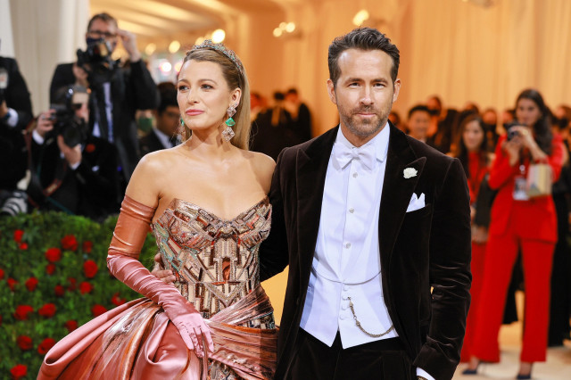 Ryan Reynolds and Blake Lively at Met Gala.