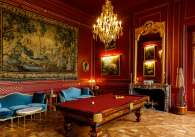 Billiards room.