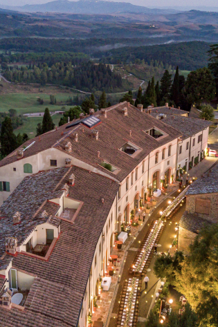 Borgo at Castelfalfi.