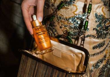 Dr sebagh shimmering body oil.