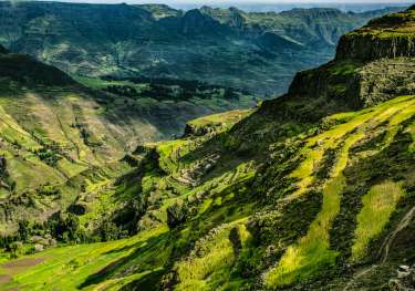 Ethiopia mountains.