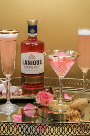 Lanique rose cocktails.