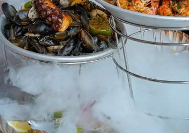 Seafood platter.