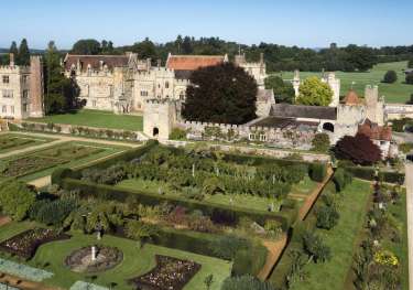 Penshurst place ariel view of grounds.