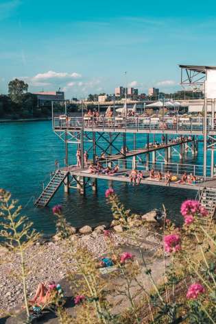 Rheinbad breite basel rhine bathing house breite basel.