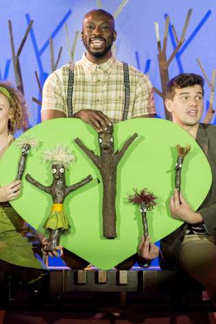 The 2018 cast of stick man. photo credit robin savage.