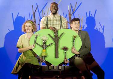 The 2018 cast of stick man. photo credit robin savage.