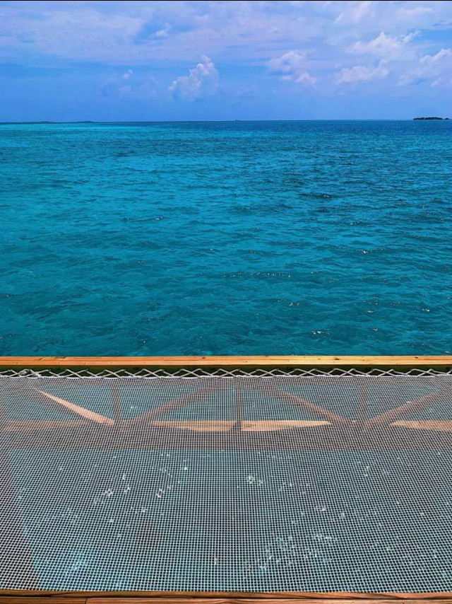 Perfect weather at Finolhu upon arrival