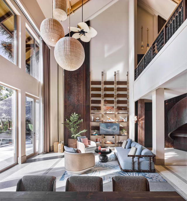 Four Bedroom Beach Residence Living Room